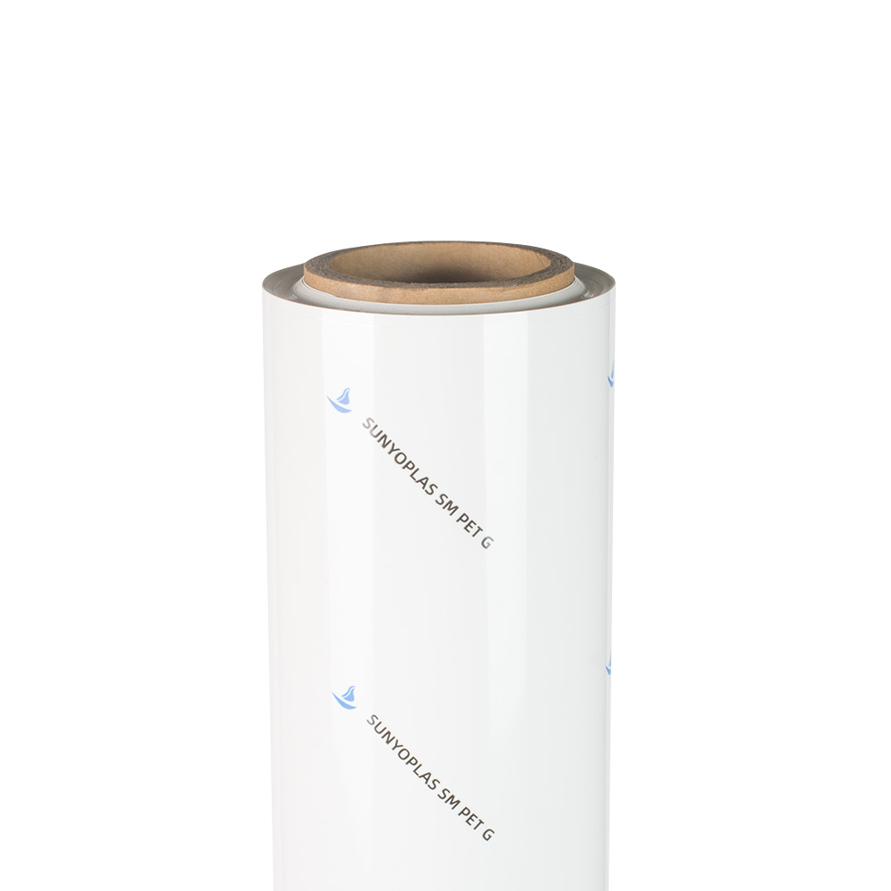 新款定制復(fù)合PETG家具裝飾膜 天鵝白實色PET高家具膜卷材批發(fā)(圖5)