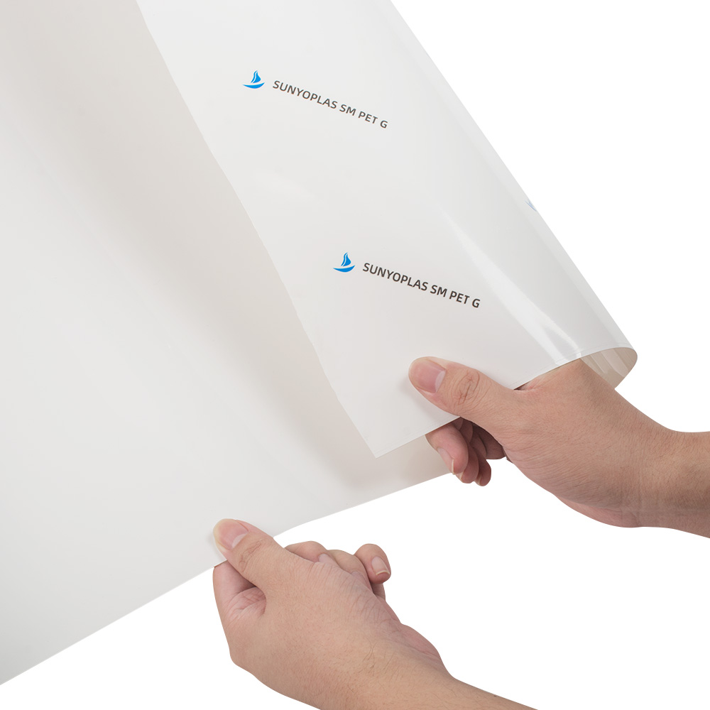 新款定制復(fù)合PETG家具裝飾膜 天鵝白實色PET高家具膜卷材批發(fā)(圖3)